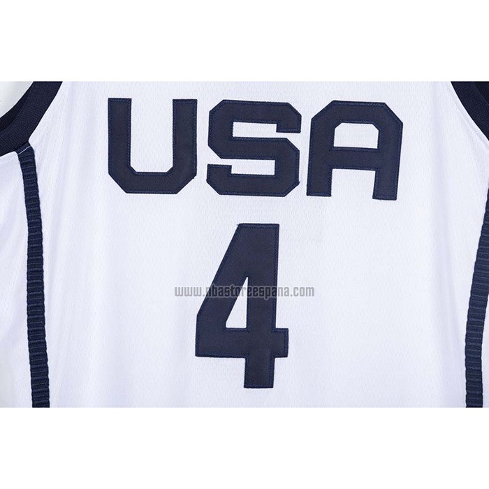 Camiseta USA 2021 Bradley Beal NO 4 Blanco